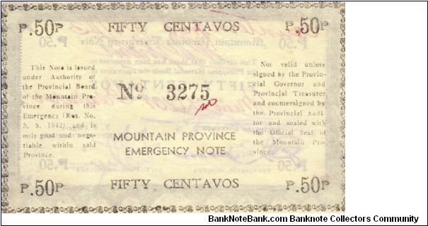 Banknote from Philippines year 1942