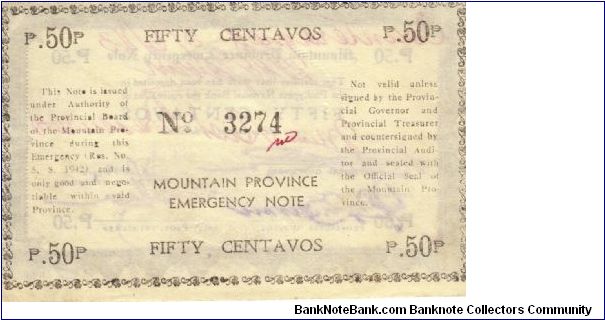 Banknote from Philippines year 1942