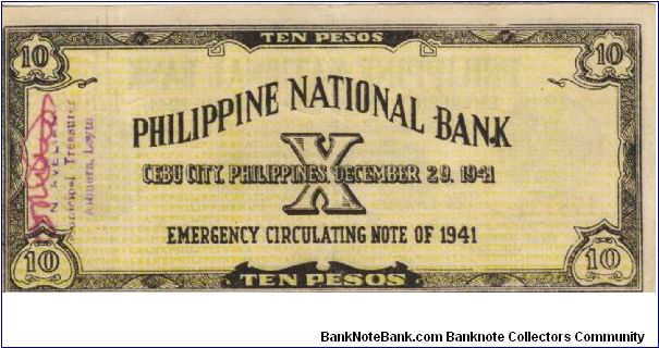 Banknote from Philippines year 1941