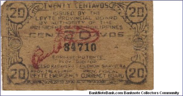 Banknote from Philippines year 1943