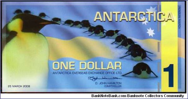 *ANTARTICA*__
1 Dollar__
pk# NL__
25.03.2008__
Polymer
 Banknote