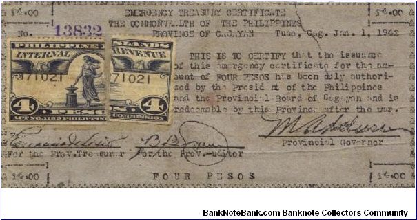 Banknote from Philippines year 1942