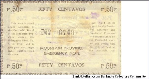 Banknote from Philippines year 1942