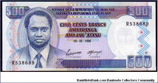 500 Francs__

Pk 38 a__

05-February-1995
 Banknote