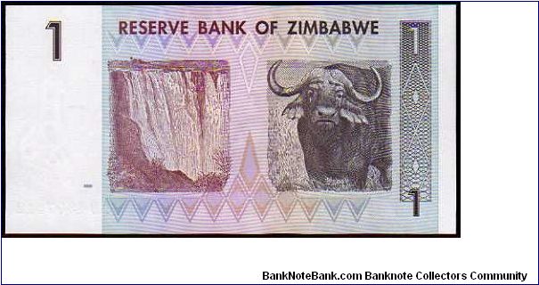 Banknote from Zimbabwe year 2007