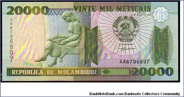 20'000 Meticas__

Pk 140__

16-June-1999
 Banknote