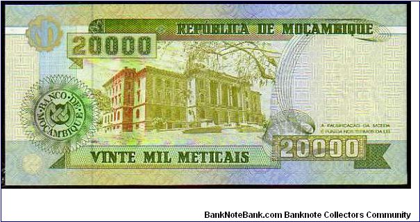 Banknote from Mozambique year 1999