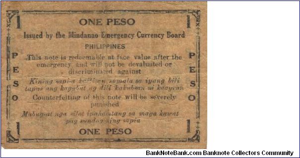 Banknote from Philippines year 1943