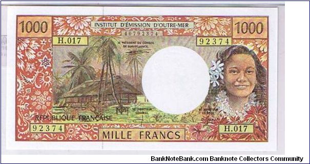 FRENCH POLYNESIA
1000 FRANCS Banknote
