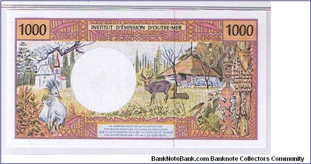Banknote from French Polynesia year 1972
