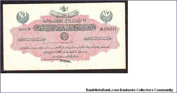 REPUBLICE OTTMANE
1/2 L Banknote