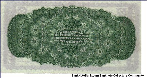 Banknote from Canada year 1870