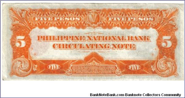 Banknote from Philippines year 1937