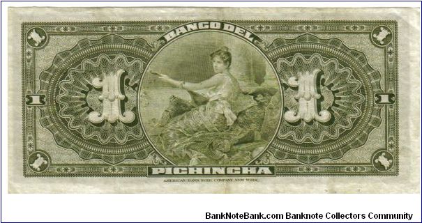 Banknote from Ecuador year 1923