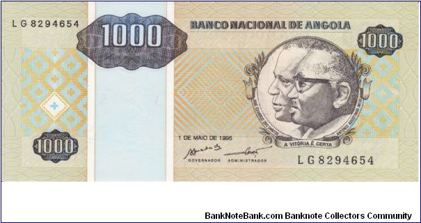 1000 Kwanzas P135 Banknote