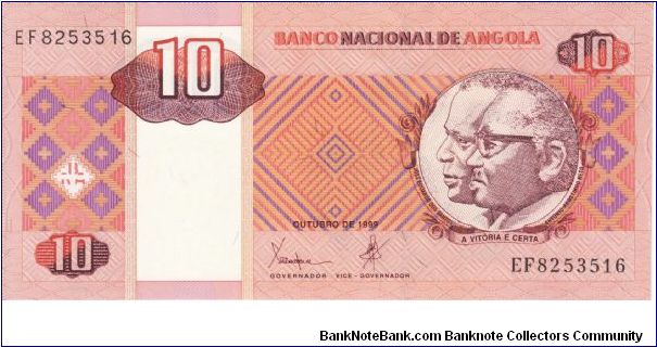 10 Kwanzas P145 Banknote
