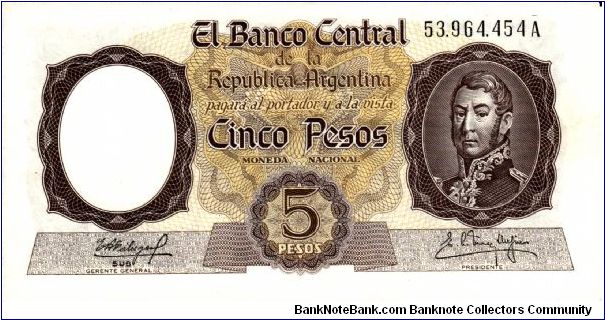 5 Pesos P275c Banknote