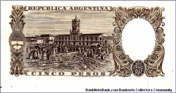 Banknote from Argentina year 1960