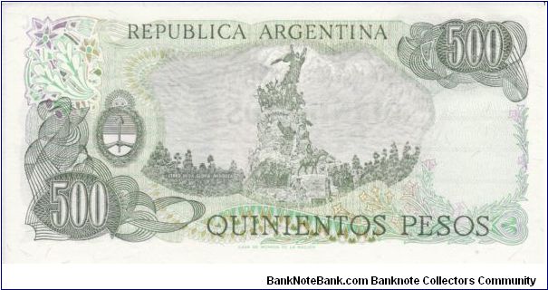 Banknote from Argentina year 1977