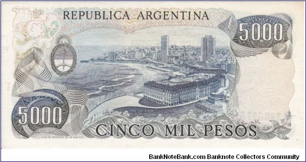 Banknote from Argentina year 1977