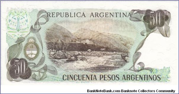 Banknote from Argentina year 1983