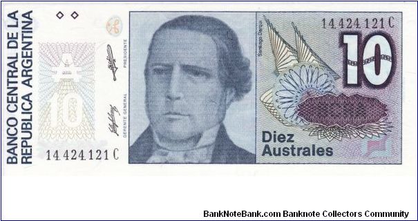 10 Australes P325b Banknote