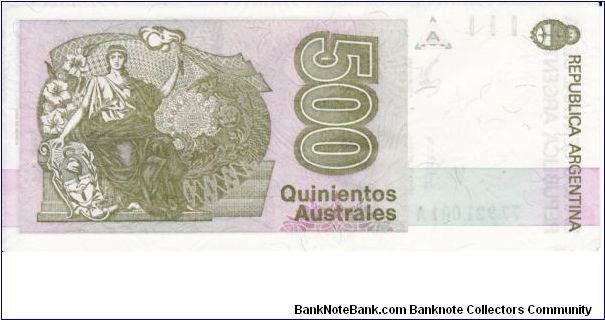 Banknote from Argentina year 1990