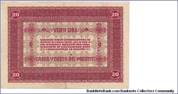 Banknote from Italy year 1918