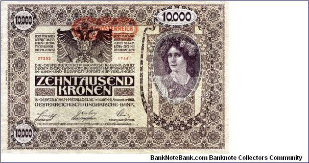 10,000 Kronen P65 Banknote