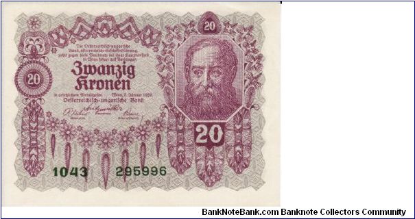 20 Kronen P76 Banknote