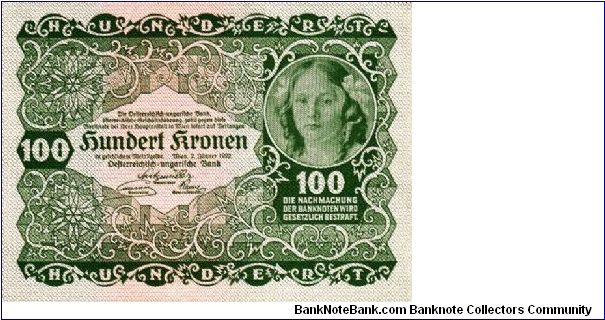 100 Kronen P77 Banknote