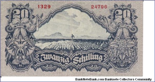 Banknote from Austria year 1945