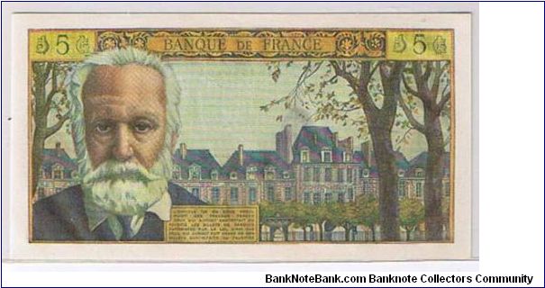 Banknote from France year 1959
