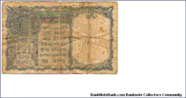Banknote from India year 1940