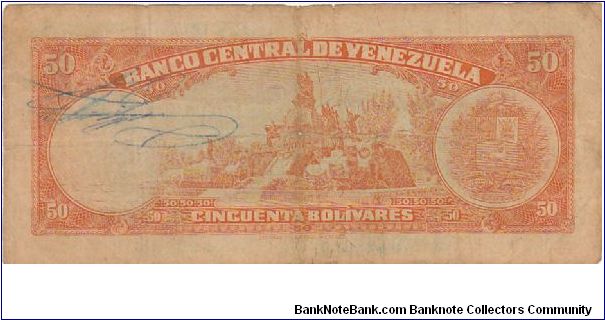 Banknote from Venezuela year 1972