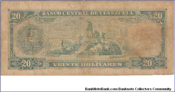 Banknote from Venezuela year 1974