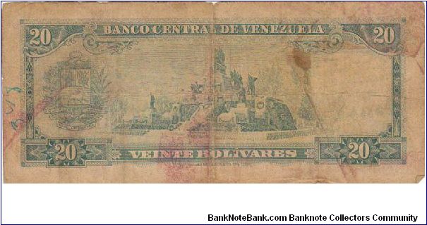 Banknote from Venezuela year 1974