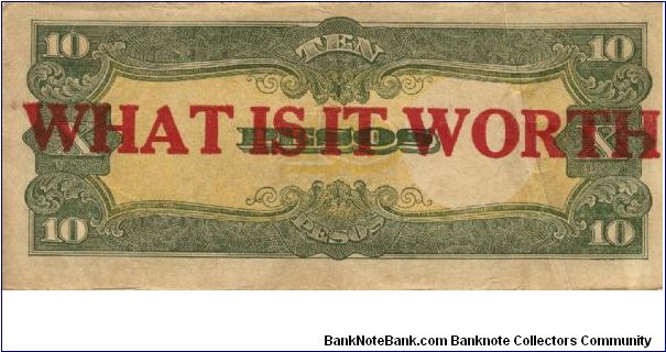 Banknote from Philippines year 1943