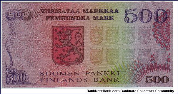 Banknote from Finland year 1975