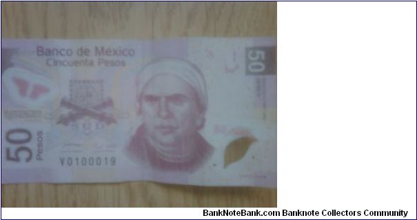 Mexico 50 Pesos Banknote
