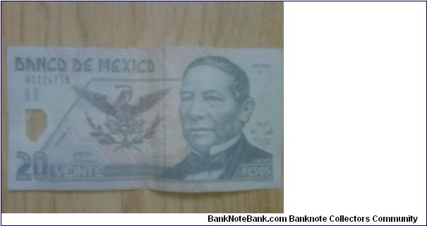Mexico 20 Pesos Banknote