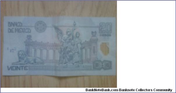 Banknote from Mexico year 2005