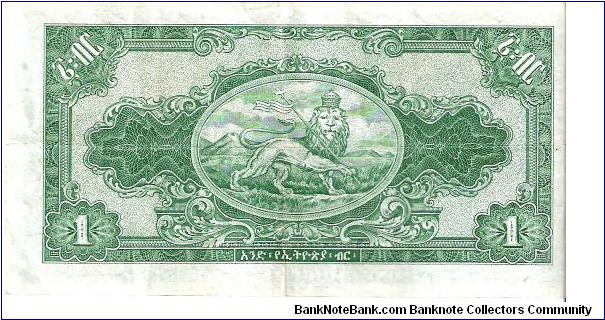 Banknote from Ethiopia year 1945