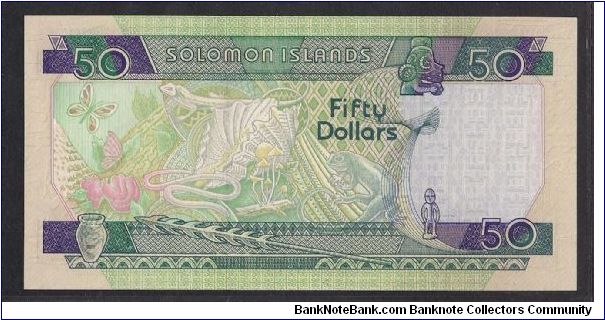Banknote from Solomon Islands year 1996