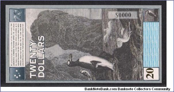 Banknote from USA year 2001