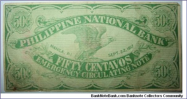 Banknote from Philippines year 1917