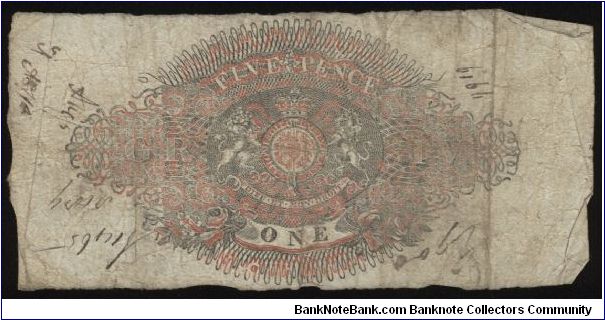 Banknote from United Kingdom year 1823