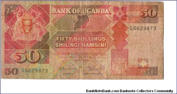 50 SHILLINGS Banknote