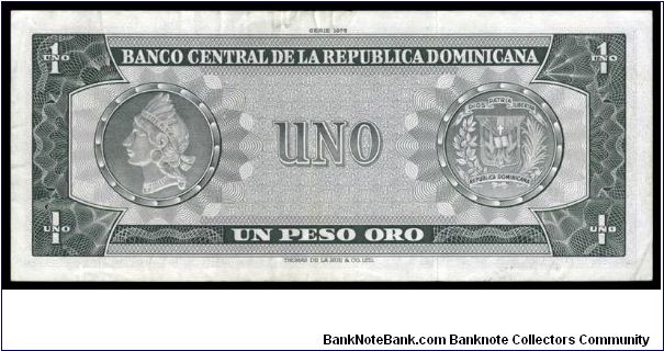 Banknote from Dominican Republic year 1975