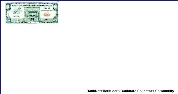1000 Pesos Banco Central ==> Emision: 1ra ==> Printer: ABNC ===> Signatures: Lic Jesús María Troncoso and Lic. Víctor Garrido ==> by: clubnumismatico.com Banknote